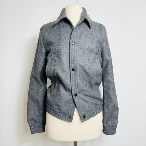 Ami Paris Point-Collar Wool Flannel Jacket (can be unisex) - Picture 4 of 16